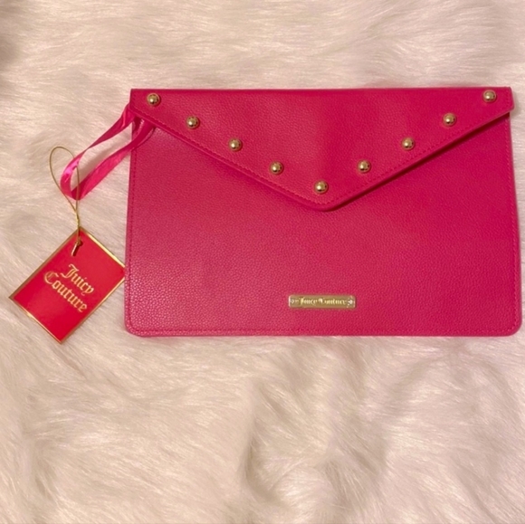 Juicy Couture Handbags - Juicy Couture Pink Clutch Bag